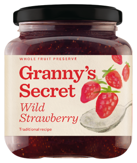 Granny’s Secret Wild Strawberry Jam 375g